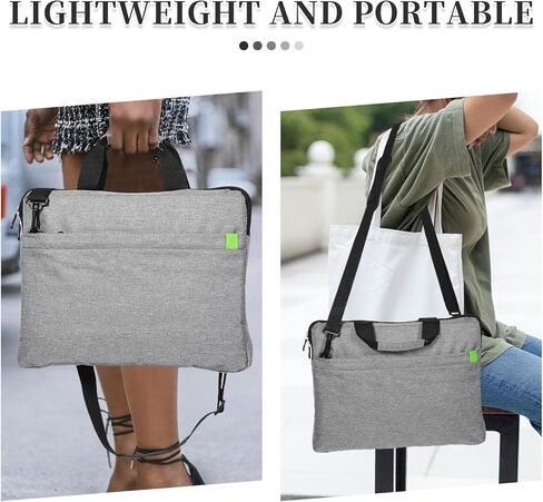 Laptop Bag for Women and Men Large Capacity Oxford Cloth Office Crossbody Tote Shoulder Handbag Business Teacher Laptop Tote in Kuwait