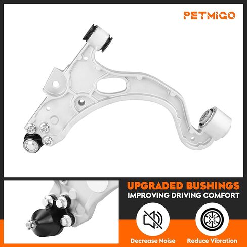 أذرع التحكم الأمامية السفلية مع طقم تعليق بديل للمفاصل الكروية لـ Buick Park Avenue 1998-2005، 2000-2005 DeVille Pontiac Bonneville Lesabre، لـ Oldsmobile Aurora 2001-2003 K620291 K620292 (6 قطع) in Saudi Arabia