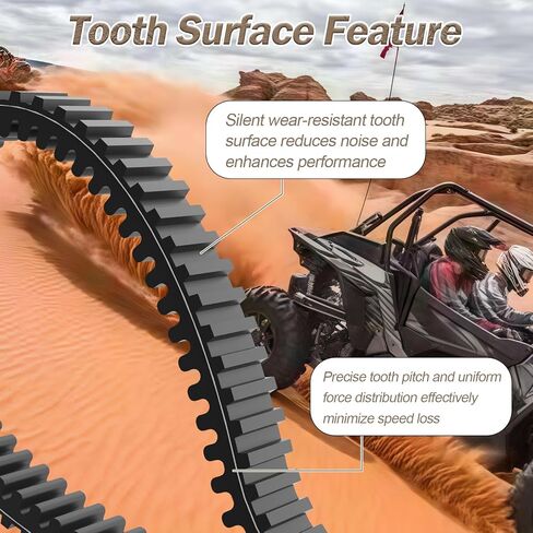 حزام محرك 3211202 متوافق مع ملحقات Polaris RZR Pro XP 2020-2025، حزام CVT شديد التحمل 3211227 لـ RZR Turbo 2022-2024، XP Turbo 2018-2020 in Kuwait