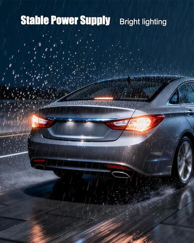 Tail Lamp Holder and Wiring Fit for Sonata Sedan 4 Door 2.0L 2.4L 2011 2012 2013 2014 Replace 92450-3Q000 924503Q000 92450 3Q000, 2 Pack Tail Light Harness Socket with 16 Bulbs in Kuwait