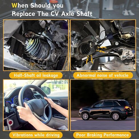 CV Axle Front Driver Side for Honda Accord 2008 2009 2010 2011 2012 2013 2014 2015, Civic 2014 for Acura TSX 2009 2010 2011 2012 2013, 1.8L 2.0L 2.4L in Kuwait