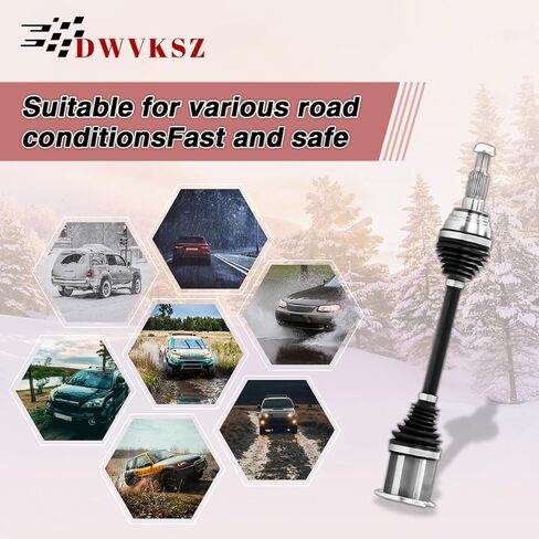 2x Front Left & Right CV Axle Shaft Driver and Passenger Side for Kia Sportage 2.7L FWD 2005-2008 2010, for Hyundai Tucson 2.7L 2005-2007 2009, for Tucson 2.0L 2005-2007 in Kuwait