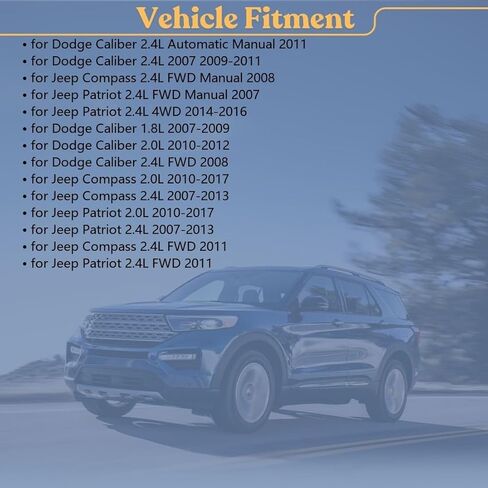 Front CV Axle Shaft for Dodge Caliber 2.4L 2007 2009 2010 2011, for Jeep Patriot 2.4L 4x4 4WD 2014 2015 2016, Driver and Passenger Side, Replace# 5085220AE, 5105658AE, Pair CV Joint Driver Shaft in Kuwait