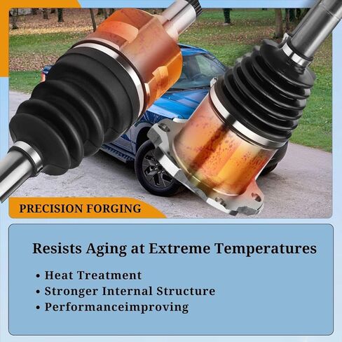 Front CV Axle Shaft for Dodge Caliber 2.4L 2007 2009 2010 2011, for Jeep Patriot 2.4L 4x4 4WD 2014 2015 2016, Driver and Passenger Side, Replace# 5085220AE, 5105658AE, Pair CV Joint Driver Shaft in Kuwait