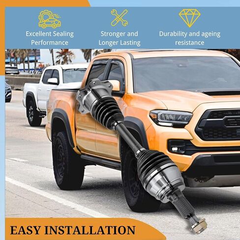 Front CV Axle Shaft for Dodge Caliber 2.4L 2007 2009 2010 2011, for Jeep Patriot 2.4L 4x4 4WD 2014 2015 2016, Driver and Passenger Side, Replace# 5085220AE, 5105658AE, Pair CV Joint Driver Shaft in Kuwait