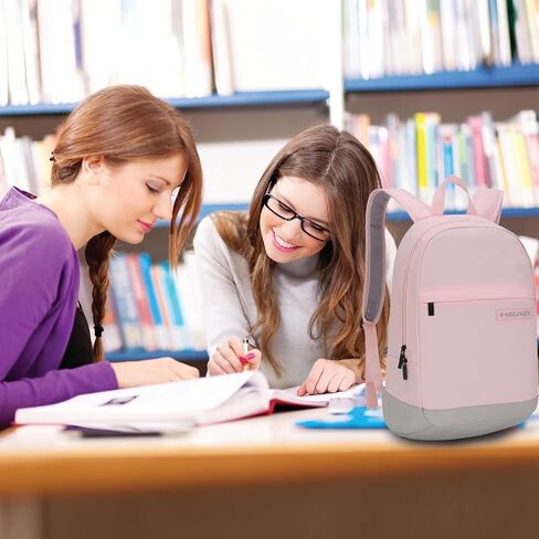 HEAD Small Waterproof Backpack for Women & Men, Lightweight Casual Daypack with 15.6 Inch Laptop Compartment, Compact Basic Bag for Sport, Fitness, Daily Use in Saudi Arabia