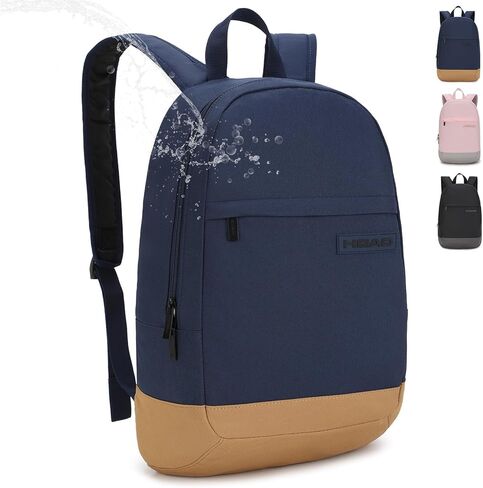 HEAD Small Waterproof Backpack for Women & Men, Lightweight Casual Daypack with 15.6 Inch Laptop Compartment, Compact Basic Bag for Sport, Fitness, Daily Use in Saudi Arabia