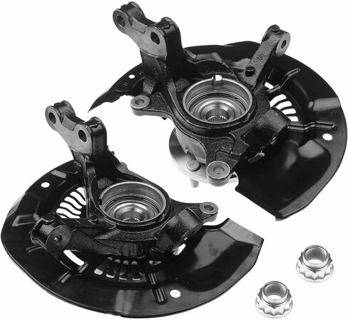 Front Driver Left Side Steering Knuckles & Wheel Bearing Hub Assembly 5 Lugs W/ABS for 2011-2014 2015 2016 2017 Toyota Sienna 2.7L 3.5L V6 AWD 90369A0002, 698-439 in Saudi Arabia
