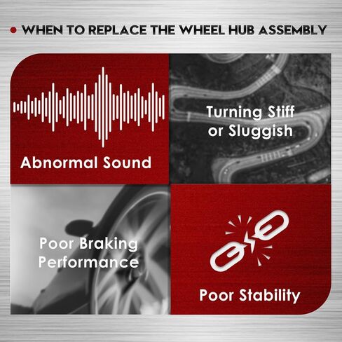 Front/Rear Wheel Bearing and Hub Assembly 513277 Compatible with for 09-17 Chevy Traverse, 08-17 Buick Enclave, 07-16 GMC Acadia, 2017 Acadia Limited, 07-10 Saturn Outlook, 6-Lug, 22756832 in Kuwait