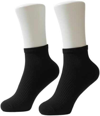 Women’s Crew Socks 5-Pair Pack – Soft, Breathable Cotton Blend – Made in Korea – Ribbed Casual & Everyday Wear in Saudi Arabia