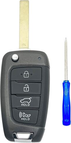 Replacement Key Fob Cover Case fit for Hyundai Tucson Santa Fe Palisade Kona Venue Accent Key Fob (Style a) in Saudi Arabia