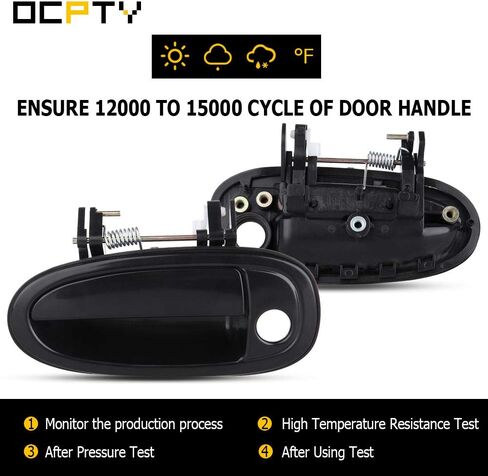 OCPTY مقبض الباب الخارجي الأمامي سائق الجانب الأيسر استبدال صالح 1995-1999 أفالون مقبض باب خارجي أسود in Kuwait