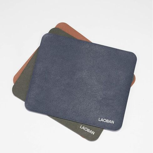 Laoban 7-Pack Mouse Pad Set, Ultra-Thin Portable Mouse Mats for Office & Home, 7 Colors (Black, Grey, Blue, Green, Pink, Brown, Navy) in Kuwait