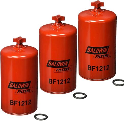 BF1212 Fuel/Water Sep. Filter Replace Cummins 3308638, FS1212, P55800 (Pack of 3) in Saudi Arabia