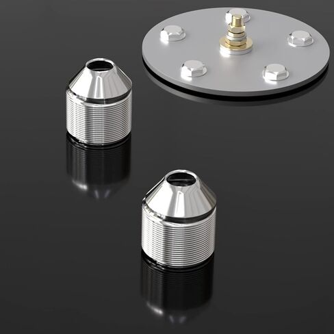 MOTORHOT 17 Gallon Aluminum Gas Tank 65L Fuel Cell Top Feed Universal Polished Racing Street Drifting with Level Sensor and Quick Release Fuel Cap Black in Kuwait