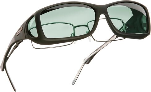 Cocoons Photochromic Polarized Fitover Ml Wide Line C422GPC Polarized Rectangular Sunglasses in Kuwait