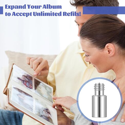 30 قطعة من أعمدة تمديد سجل القصاصات، أداة ملحقات ألبوم فواصل ربط الكتب، استبدال عمود التمديد لربط صفحات إعادة ملء ألبوم صور القصاصات in Kuwait