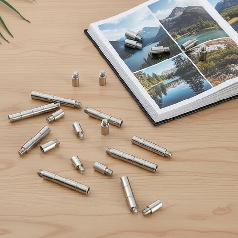 30 قطعة من أعمدة تمديد سجل القصاصات، أداة ملحقات ألبوم فواصل ربط الكتب، استبدال عمود التمديد لربط صفحات إعادة ملء ألبوم صور القصاصات in Kuwait