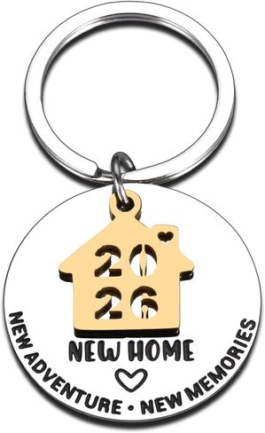 ACCOLIAMBER House Warming Gifts Closing Gifts for Home Buyers First Time Home Buyers Gift 2026 House Keychain Housewarming Gift for Women New Home Keychain for First Apartment New House New Homeowner in Saudi Arabia