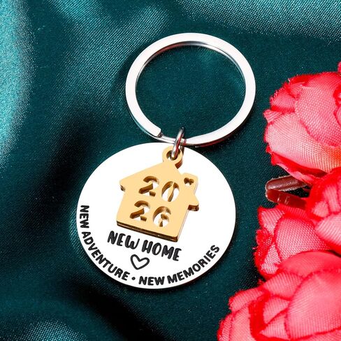 ACCOLIAMBER House Warming Gifts Closing Gifts for Home Buyers First Time Home Buyers Gift 2026 House Keychain Housewarming Gift for Women New Home Keychain for First Apartment New House New Homeowner in Saudi Arabia
