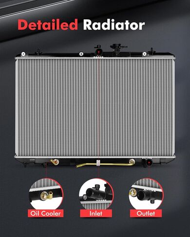 cciyu 13024 Radiator Replacement for 2008-2013 For Toyota for Highlander 3.5L in Saudi Arabia