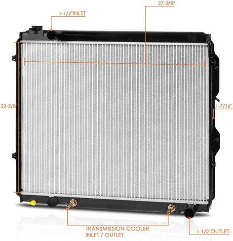 DPI-2321 2-Row Full Aluminum Core Cooling Radiator Compatible with 2000-2006 Tundra 4.7L AT in Saudi Arabia