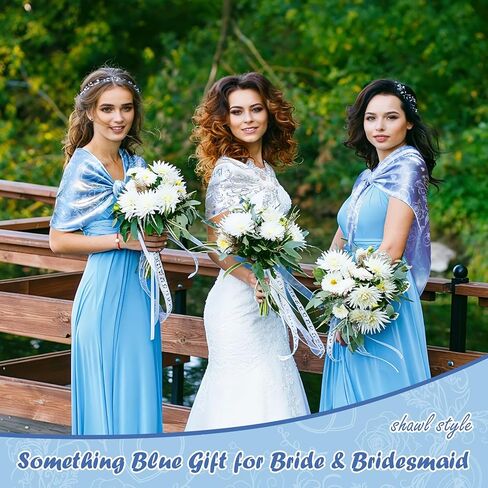 8 Pack Blue and White Silk Bride Bandanas 27 "x 27" Bride Head Scarf Soft Blue Headbands Bridesmaid Gifts White Wedding Handkerchief for Bridal Shower Bridesmaids Bachelorette Bach Party Favors in Kuwait