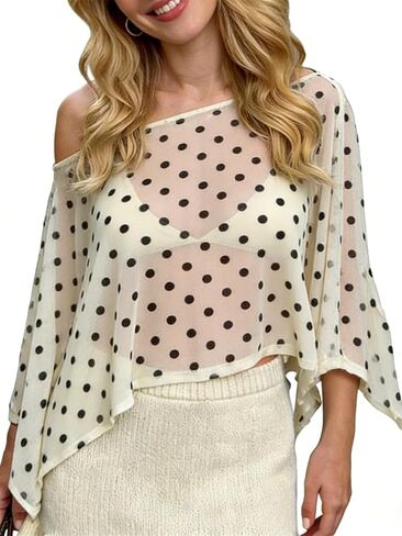 Alyweatry Women Chiffon Cape Shawls and Warps for Evening Dress Wedding Sheer Mesh Flowy Capelets Top in Saudi Arabia