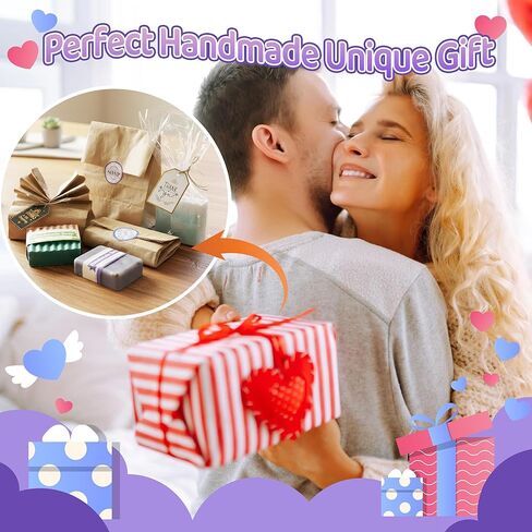 مجموعة لوازم صنع الصابون قالب رغيف 42oz، تتضمن صندوق قطع خشبي قابل للتعديل + قالب رغيف مستطيل مع صندوق خشبي + مموج من الفولاذ المقاوم للصدأ + قاطع مستقيم + أغلفة صابون لصنع الصابون بنفسك in Kuwait