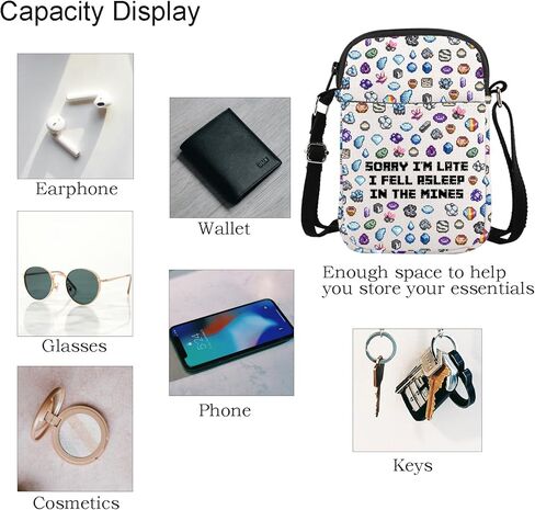 Gamer Merchandise Crossbody Bag Video Game Inspired Gift Country Adventure Gaming Grocery Bag in Saudi Arabia