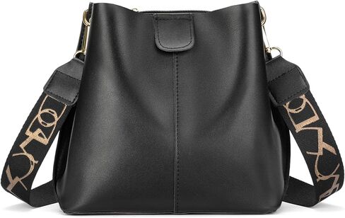 SENDEFN Trendy Bucket Crossbody Bag for Women Soft Shoulder Tote Purses Vegan Leather Crossbody Bags in Kuwait