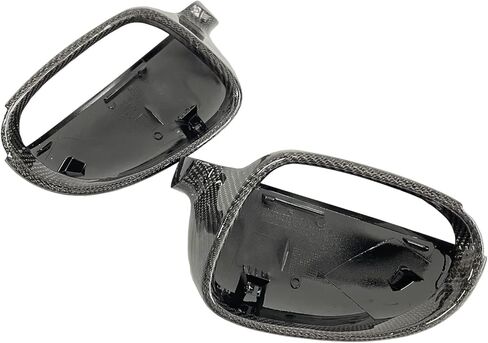 Real Carbon Fiber Side Wing Mirror Cover Caps for Volkswagen VW Golf Mk5 04-08 Gti Tdi R32 Jetta Mk5 2006-2010/ Rabbit 2006-2009, 1:1 Replacement OEM-fit in Kuwait