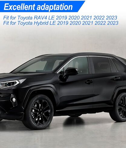 Left Driver Side Mirror Cover Cap Fit for Toyota RAV4 LE & Hybrid LE 2019 2020 2021 2022 2023 2024, Without Turn Signal in Kuwait