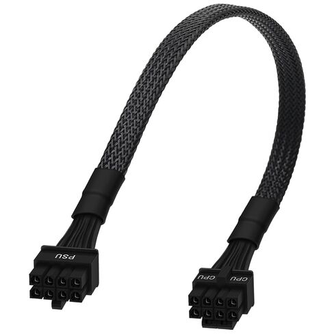 CPU Cable for Corsair PSUs, CPU 8 Pin Male to CPU 8 Pin (4+4 Detachable) Male EPS-12V Motherboard Power Adapter Sleeved 25-inch (63cm) in Kuwait