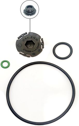 AMCC Oil Filter Housing Cap&Oil Filter（2pcs）Compatible with BMW N20 N52 N54 N55 F10 F25 F26 128i 135i 323i 325xi 328i 328xi 330i 330xi 335i 530i 535i 740i X1 4 5 Replaces: 11427525334&11427953125 in Kuwait