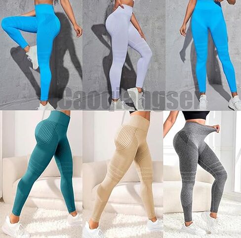 Vivacuerpo 3D Anti-Cellulite Leggings for Women-High Waist Tummy Control & Butt Lifting,Slimming Yoga Workout Pants (Black,Large) in Saudi Arabia