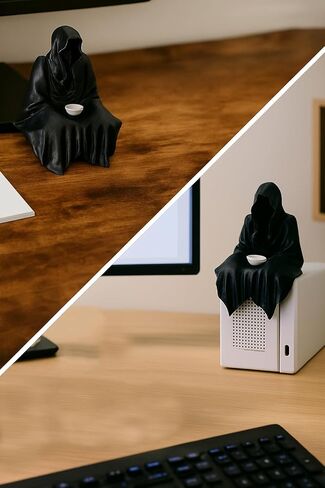 تمثال ساحرة غريم ريبر ديكور رف الكتب - تمثال رعب سورييل للهالوين والمنزل القوطي in Saudi Arabia