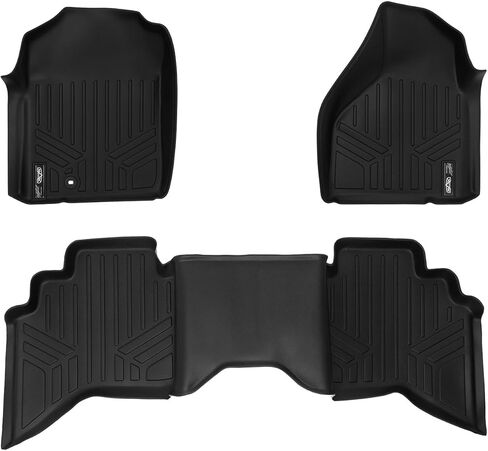 MAXLINER Floor Mats 1st Row Liner Set Black for 2002-2008 Dodge Ram 1500/2003-2009 Ram 2500/3500 (All Models) in Saudi Arabia