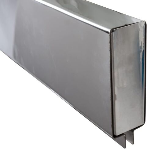 منتجات المشترين LB6303SST 30 بوصة شماعات الطين من الفولاذ المقاوم للصدأ لشبه الشاحنات، 2 صندوق إضاءة مع فتحات إضاءة 4 بوصة، 30 بوصة طول × 3 عمق × 6 ارتفاع، تتضمن الصناديق الجانبية للسائق والراكب، الأضواء غير متضمنة in Saudi Arabia
