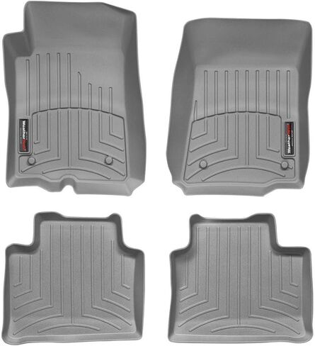 بطانات أرضية مخصصة من WeatherTech لسيارة Pontiac G8-الصف الأول والثاني (44225-1-2)، أسود in Kuwait