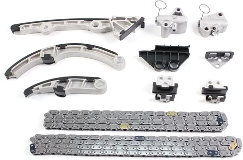 AUCERAMIC Timing Chain Kit W/Tensioner Fit for 2006-2009 Subaru B9 Tribeca Legacy Outback EZ30 EZ30D 3.0L OE#13141AA001, 13142AA030, 13143AA041, 13144AA090 in Saudi Arabia