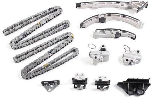 AUCERAMIC Timing Chain Kit W/Tensioner Fit for 2006-2009 Subaru B9 Tribeca Legacy Outback EZ30 EZ30D 3.0L OE#13141AA001, 13142AA030, 13143AA041, 13144AA090 in Saudi Arabia