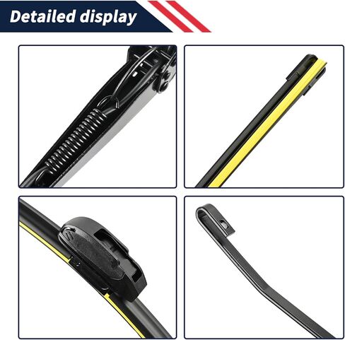 1 Pair Front Windshield Wiper Arm & 22" Blade Kit 602-5420 85111394 Compatible With Volvo VNL 2008 2009 2010 2011 2012 2013 2014, Does not fit late-2014 models in Kuwait