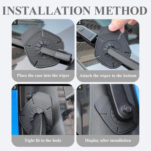 12pcs Silicone Wiper Pivot Guards, Universal Windshield Wipers Covers Car-Wiper Arm Hole Cover Protection, Dust and Debris Resistant Wipers Guards for Car Truck SUV All-Season Protection in Kuwait