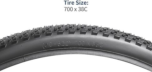 إطارات الدراجة YUNSCM 700C 700X38C/40-622 60TPI و700C أنابيب الدراجة شديدة التحمل صمام بريستا وشريطين حافة متوافق مع إطارات وأنابيب الدراجة 700X35C/36C/37C/38C/39C/40C(35/40-622) (W- 3125) in Saudi Arabia