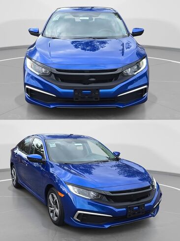 FASTCHE Front Bumper License Tag Plate Frame Bracket Holder Compatible with 2019 2020 2021 Honda Civic Front Bumper License Plate Holder Mounting Bracket Replace # HO1068131 71145TBAA50 in Kuwait