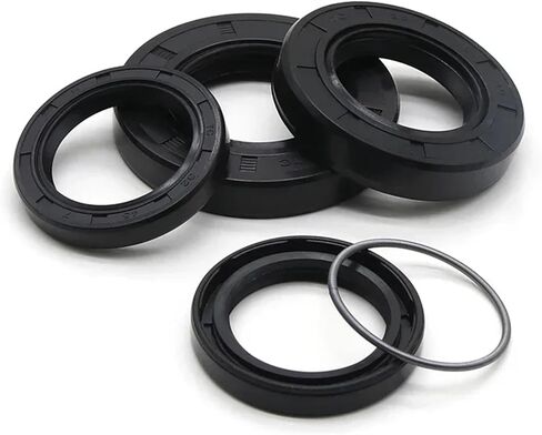ID 32mm NBR Oil Seal TC-32*/58/60/62/65/72 * 5/7/8/10/12mm Nitrile Rubber Shaft Double Lip Oil Seals Gasket(2pcs,32x42x10mm) in Kuwait