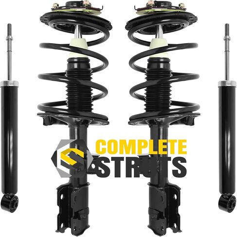 COMPLETESTRUTS - Front Complete Strut Assemblies with Coil Springs and Rear Shock Absorbers Replacement for 2003-2008 Infiniti FX35 - Set of 4 in Saudi Arabia