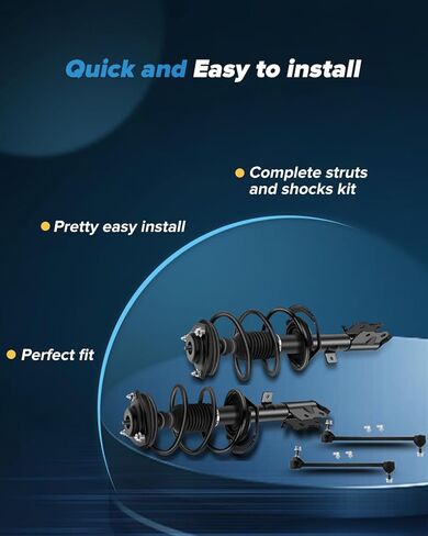 Front shock absorber for Dodge Caliber for Jeep Compass for Jeep Patriot Front Strut Sway Bar Links 4 pck, 2007-2012 for Dodge Caliber 2007-2010 for Jeep Compass for Jeep Patriot shock absorber in Saudi Arabia