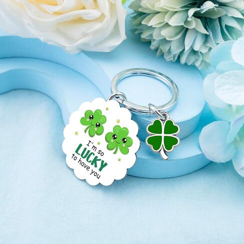 Irish Gifts for Women St Patricks Day Decorations Irish Blessing for Best Friend Keychain Shamrock Keychain Lucky Charm St Patricks Day Birthday Gifts Cute Keychains for Women in Saudi Arabia